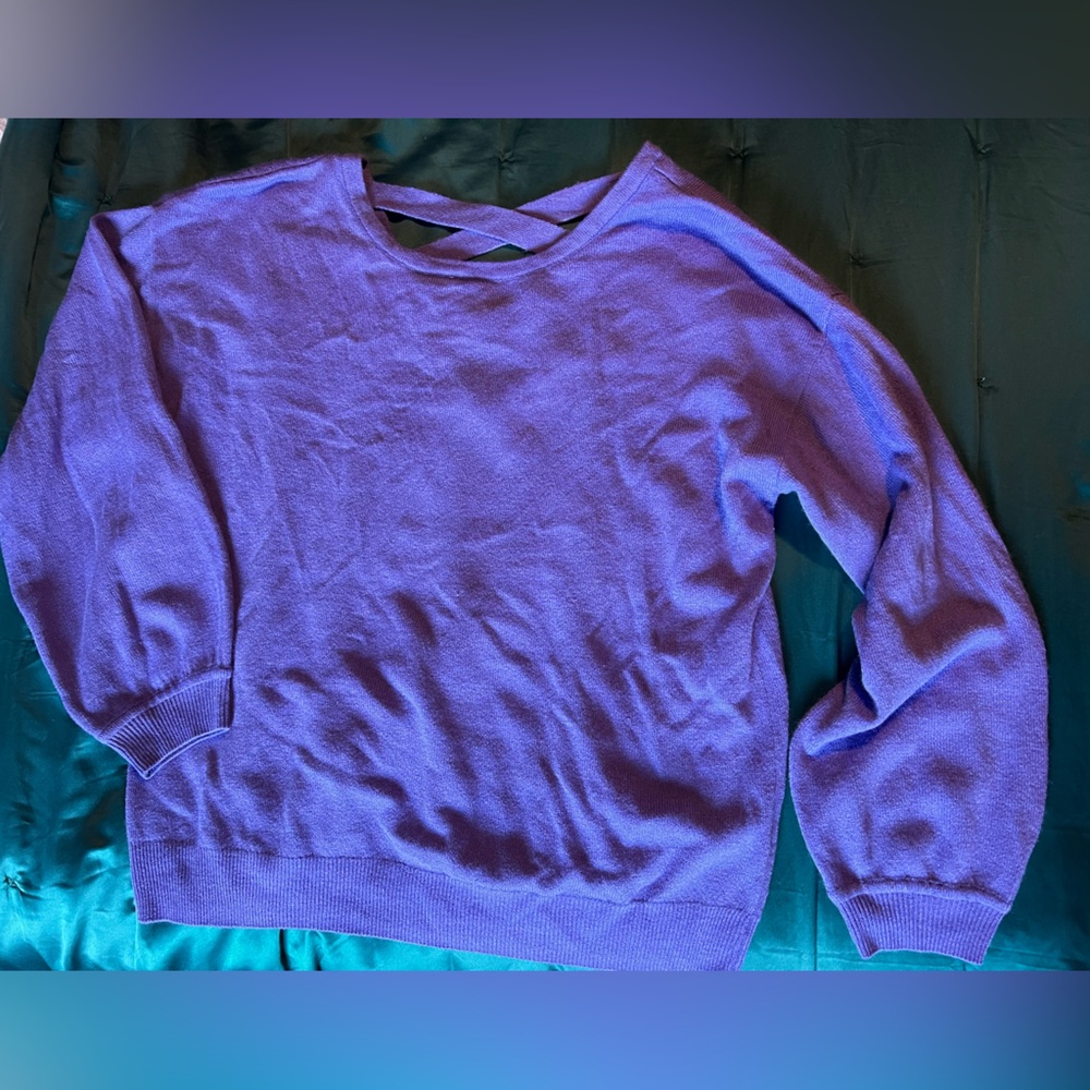 Purple sweater